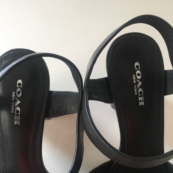 Black Coach Sandel 6.5 - Picture 2 of 8